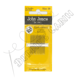 John James Embroidery Size 10