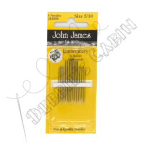 John James Embroidery Size 5/10