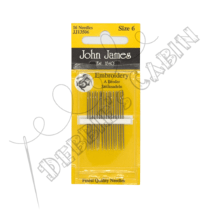 John James Embroidery Size 6