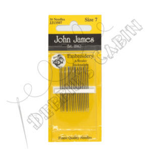 John James Embroidery Size 7