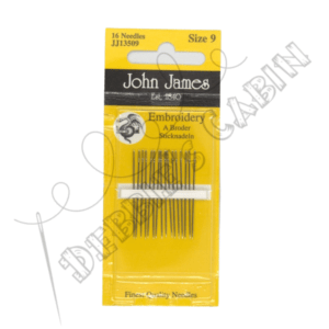 John James Embroidery Size 9