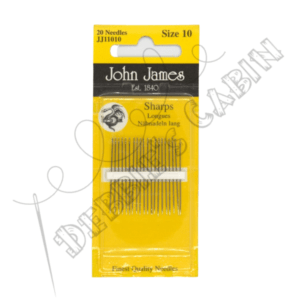 John James Sharps Size 10