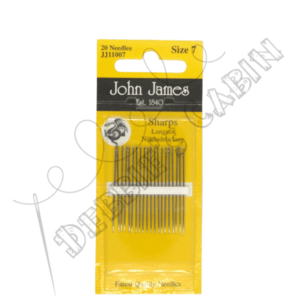 John James Sharps Size 7